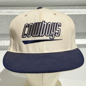 Vintage Dallas Cowboys Hat Double Logo ANNCO Fitted 7 1/4 NFL Football USA made